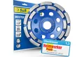 S&R Schleifscheibe Diamant-Schleiftopf 125 x 22,23 mm für Beton, Granit, Stein, Mauerwerk, (1 x S&R Diamantschleiftopf 125 mm Premium-Produktreihe, doppelreihig, ‎1 x S&R Diamantschleiftopf 125 mm Premium-Produktreihe, doppelreihig), 2-reihig, verbesserte Segment-Formel, Winkelschleifer Schleifscheibe