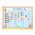 magnetischer Stundenplan Schulkind blau mit 90 Magneten