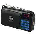 Solar-UKW-Radio und MP3-Player POWERplus Crow Portable - Schwarz