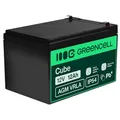 Green Cell AGM 12V 12Ah Akku VRLA Blei-Batterie Bleiakku Ersatzakku Gelakku Akkubatterie Zyklenfest Unbemannt Spielzeug, Elektro Spielzeug, Alarm, Notstrom, Kinderfahrzeuge, Kinder-Quad, Schwarz