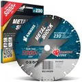 AMBOSS METAL SHOCK 5000+ - Diamant Trennscheibe 230 x 2.2 x 22.23 mm - geeignet