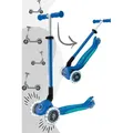 Globber Elite Lights - 3 Wheels Scooter (Globber Primo Foldable Plus Light), Farbe: Lime Grün