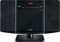 McGrey MCD-60 Vertikal Stereoanlage - Platzsparende Kompakt-HiFi mit CD/MP3-Player, USB-Slot, Bluetooth-Streaming & UKW/MW-Radio - AUX-In, Fernbedienung, 2X 3 Watt RMS - Schwarz