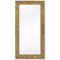 vidaXL Wandspiegel Garderobe Spiegel Badspiegel Antik Barock-Stil 100x50 cm Gold