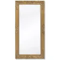 Wandspiegel Barock 100 x 50 cm Gold