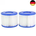 Mallez Ersatzfilter für Bestway Filterpatrone VI für Lay-Z-Spa, Schwimmbad, W