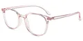 Firmoo Blaulicht Brille Computerbrille Anti Müdigkeit, Blaulicht UV Schutzbrille Damen Herren TR 90 Klar Rosa