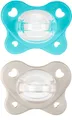 Succhietto Azzurro 6-16M Dual Soft Chicco 2 Pezzi