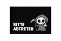 MoonWorks Fußmatte Fußmatte mit Spruch Bitte abtreten Sensemann lustiges Wortspiel, rechteckig