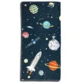ESPiCO Strandlaken Weltall Badetuch Astronaut Planet Raumschiff Sterne UFO Saturn Mond 75 cm x 150 cm