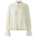 Oui Langarmbluse Bluse gardenia 40