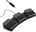 Fußpedal PC USB Triple Foot Switch Programmable Computer Tastatur Shortcut Ke...