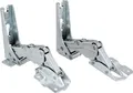 easyPART passend für 7040095 LIEBHERR Türscharnierset für Kühlschrank Gefrierschrank KühlGefrierKombination