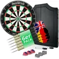 Stagecaptain DBC-1775 BK BullsEye Dartscheibe im Pub Dartschrank