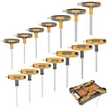 MulWark 14pc T-Griff Inbusschlüssel Set Metrisch SAE