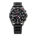 Victorinox Field Watch Herren-Armbanduhr, analog, Quarz, mit Gummiarmband, V241889, mit Riemen, Armband, Riemen