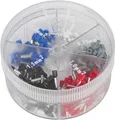 Knipex Sortimentsbox mit isolierten Aderendhülsen, 5 Sorten, 0,5 - 2,5 m²
