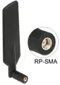 DELOCK 12409 - Antenne, 4G, WLAN, Dualband, RP-SMA-Stecker, Kippgelenk