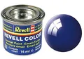 Revell Streichfarbe Mittelblau glänzend # 51 Farbdose 14 ml #32151