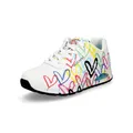 Skechers JGoldcrown Damen Sneaker UNO Spread The Love weiß multi