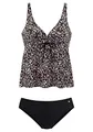 Lascana Damen Bügel-Tankini bauchbedeckendes, körpernahes top, gefüttert, verstellbare Träger