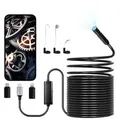 VEVOR Endoskopkamera mit 15 m langem Kabel, 1920P HD-Inspektionskamera für Android & iOS, industrielle Kanal-Kamera mit Licht _ 8 LEDs, 2-facher