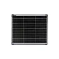 enjoy solar® 50W 12V Monokristallines Solarmodul, 182mm Solarzellen 10 Busbars Solarpanel ideal für Wohnmobil, Balkonanlage, Gartenhäuse, Boot