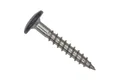 Twistec Fassadenschraube TWISTEC Trespo-Fassadenschrauben 4,8x25mm Anthrazit RAL7016 100 St., Edelstahl A2, hohe UV-Beständigkeit