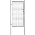 Gartentor Verzinkter Stahl 105x200 Cm Silbern - Vidaxl