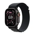 Apple Watch Ultra 3 Alpine Loop Schwarz MF0V4QF/A Armbandgröße: Medium 49mm Titangehäuse Schwarz