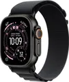 Apple Watch Ultra 3 GPS + Cellular 49mm Titangehäuse Alpine Loop Schwarz M