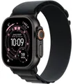 Apple Watch Ultra 3 Titanium Black Alpine Loop Armband Schwarz M Smartwatch NEU