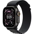 Apple Watch Ultra 3 GPS + Cellular 49 mm Titangehäuse Alpine Loop Schwarz M