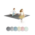 Ehrenkind® Krabbelmatte PRO | Extra dick und Soft | Made in Germany |Spielmatte Baby | Oeko-Tex 100 | Größe 160x160cm GRAU