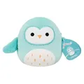 Squishmallows Kuscheltier Eule Olivette Plüsch 19cm weiß weiches Spielzeug