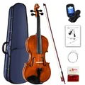Aileen Violine 4/4 Anfänger Set Geige Erwachsene Kinder ab 12+ Jahre mit Gebr...