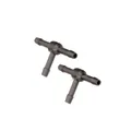 2x Ø 3mm T-Stück Wischwasser Kraftstoff Diesel Benzin Rücklauf Schlauchverbinder