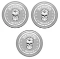 3 x Bandido Aqua Haar Wax Hair Wax Nr.6 Grau (3x 150ml)