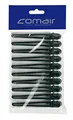 Comair 3150049 Haarclips Plastik/Aluminium, 10 Stück, schwarz, 95 mm