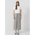 QS Culotte Hose Culotte aus Viskose grau 44