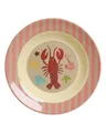 rice Kunststoffteller Rice Melamin Tiefer Teller - Coral Ocean Print Ø 20cm