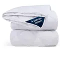 Blumtal Vierjahreszeitendecke, Weiß, Textil, Füllung: Polyester, Rechteckig, 135x200 cm, Oeko-Tex® Standard 100, Schlaftextilien, Bettdecken, 4 Jahreszeiten Bettdecken