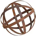 Estexo - Rostkugel Edelrost Dekokugel Kugel 30-50 Cm Bandeisen Gartendeko Rost Metall 30 Cm