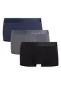 Calvin Klein Herren Boxer Matt (3er Pack), Schwarz, Blauer Schatten, Grauer Himmel, S