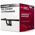 Anhängerkupplung abnehmbar für Citroen C3 Fliessheck 02.2002-12.2013 neu