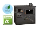 Wasserführender Küchenofen mit Backofen Prity W12 Türen 12,1+4kw BImSchV2 EEK-A