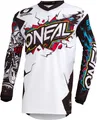 Oneal Element Villain Jugend Motocross Jersey, weiß, XL