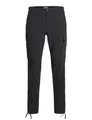 JACK & JONES Herren Cargohose Jpstace Jjtucker AMA Noos, Schwarz/Details: Solide., 33W / 34L