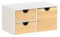 KESPER 58960 Organizer mit 3 Schubladen, weiß, FSC / Mini-Kommode