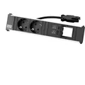 Bachmann CONI 4-fach Steckdoseneinheit 2x Steckdose 1x USB A/C 1x CM (912.08730) (4x) (43973913)